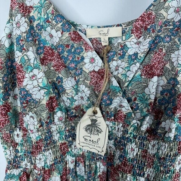 Anthropologie Easel Sundress Midi Strappy Halter Flowy Dress Size L - Picture 13 of 13